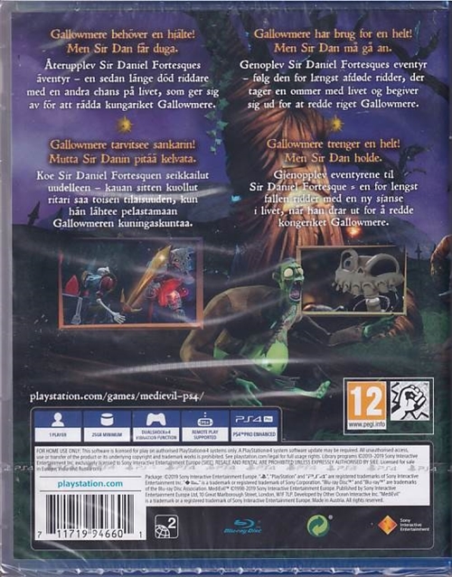 MediEvil - PS4 (A Grade) (Genbrug)
